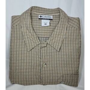 Columbia Y2K Sportswear Button Down Shirt Sleeve Shirt Men's XXL Western Outdoor